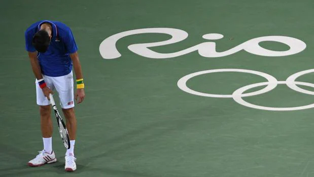 Djokovic, cabizbajo en Río de Janeiro
