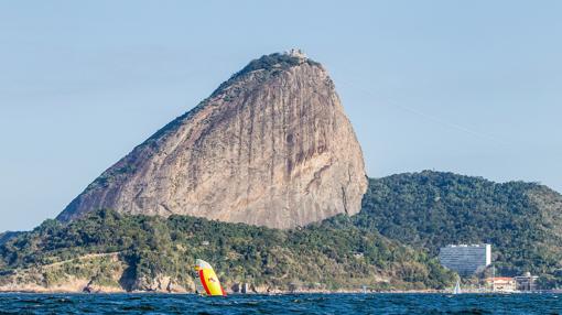 El campo de regatas de Pao de Azúcar