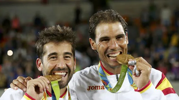 Rafa Nadal y Marc López han conseguido hoy el oro en dobles masculino