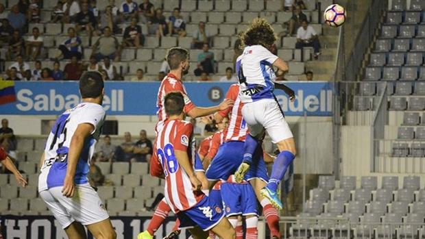 Amistoso de pretemporada del Sabadell, equipo del Grupo III