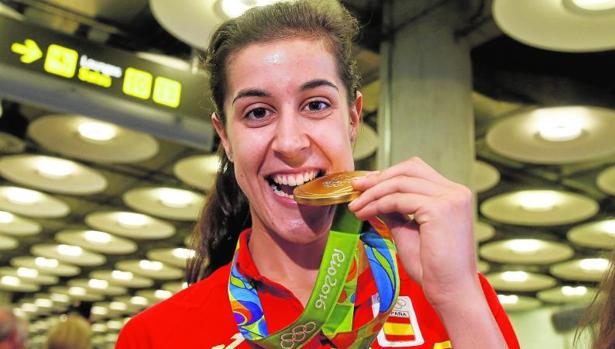 Carolina Marín, ganadora de la medalla de oro de Bádminton en Río de Janeiro 2016