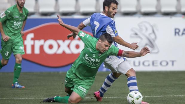 Partido de Tercera del pasado fin de semana entre la Gimnástica Torrelavega y el Atlético Albericia