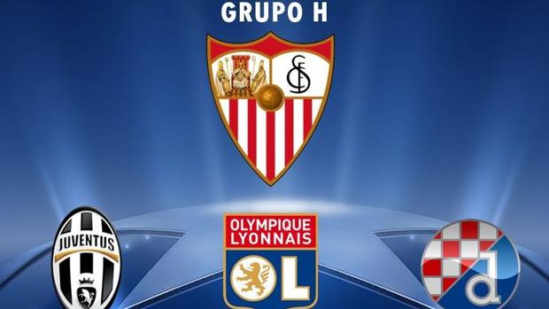 Juventus, Lyon y Dinamo de Zagreb serán los rivales del Sevilla