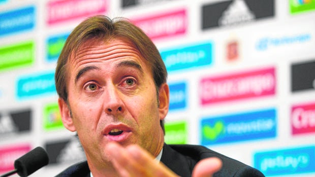 El seleccionador español Julen Lopetegui