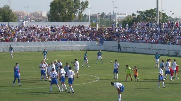 El Vicente García, en 2007, repleto de gente en un partido de ascenso contra el Fuerteventura