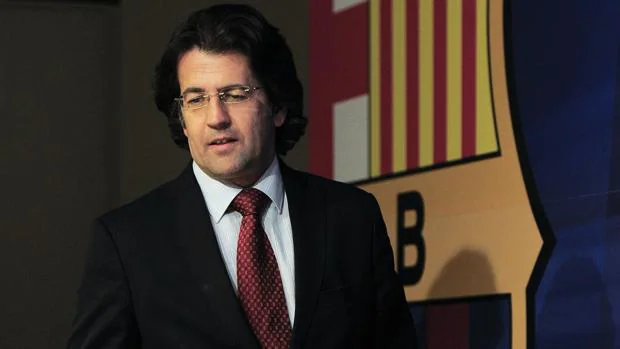 Toni Freixa, en su etapa como directivo del Barcelona