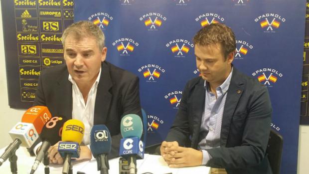 Spagnolo: «Somos unos enamorados del Cádiz CF»