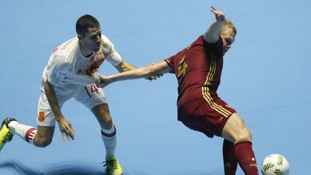 Durante el encuentro España cayó ante Rusia con un resultado de 6-2