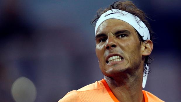 Rafel Nadal, durante el partido ante Troicki