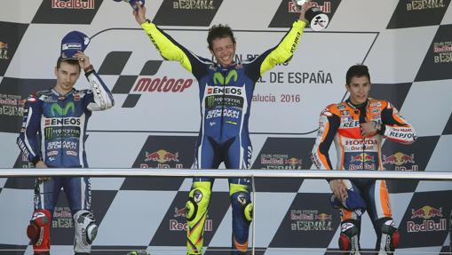 El triplete de Márquez, en números