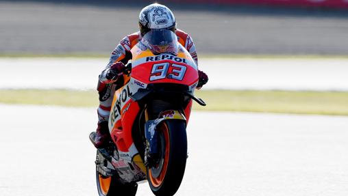 Márquez, un título a fuego lento