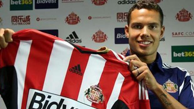 Jack Rodwell, en su presentación con el Sunderland