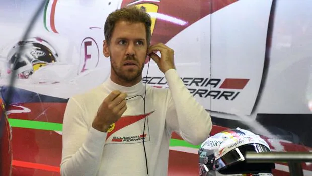 Vettel, en el Gran Premio de México