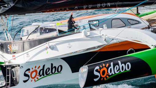 Thomas Coville, a por el récord vuelta al mundo con el “Sodebo”