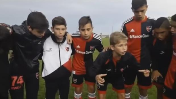 La memorable arenga de un niño de Newell&#039;s que da la vuelta al mundo