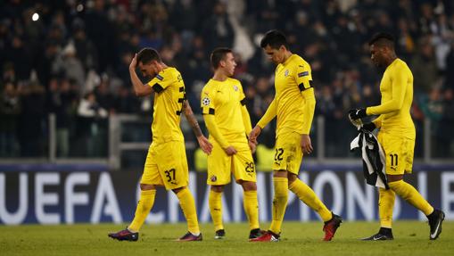 El Dinamo Zagreb, tras su derrota en Turín ante la Juventus