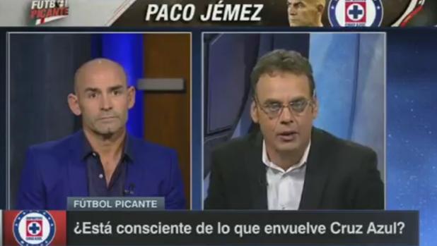 Bronca en directo entre Paco Jémez y un conocido periodista mexicano