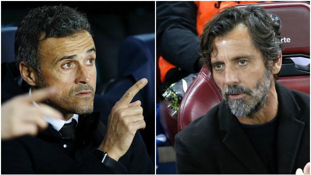 Lío entre Luis Enrique y Quique antes del derbi