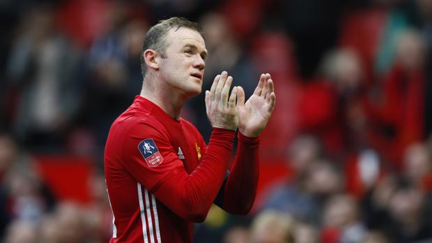 Rooney, en el partido de la FA Cup ante el Reading