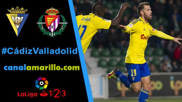 Directo Cádiz CF vs Real Valladolid