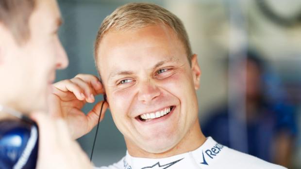 Valtteri Bottas, en su primera imagen como piloto de Mercedes