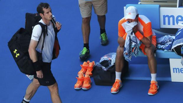 Andy Murray, durante su partido ante Zverev