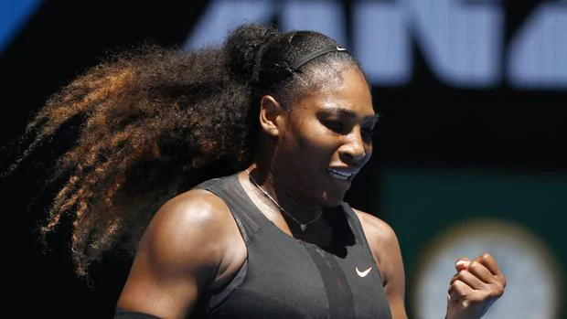 Serena Williams, en su cruce contra Strycova