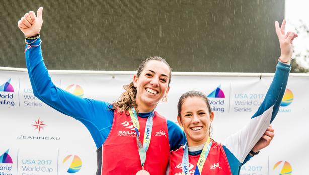 Sílvia Mas y Paula Barceló se cuelgan el bronce en Miami