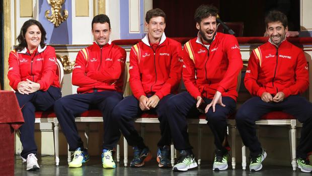 El equipo español de Copa Davis