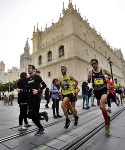 Participantes de la Zurich Maratón de Sevilla 2016