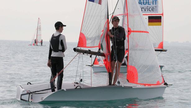 Viento débil en el comienzo de la MedSailing