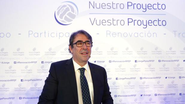 Jorge Pérez, aspirante a la presidencia de la Federación de Fútbol