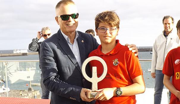 Eduardo Brito, campeón de Canarias de la clase Optimist