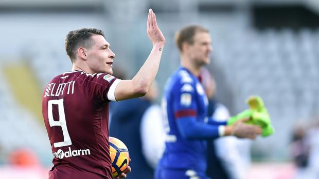 Belotti marcó este fin de semana tres goles con el Torino