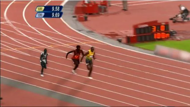 Así hubiera sido una final olímpica entre Usain Bolt, Carl Lewis y Jesse Owens