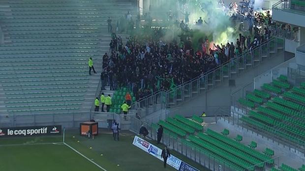 Radicales del Saint-Etienne se han colado en el estadio