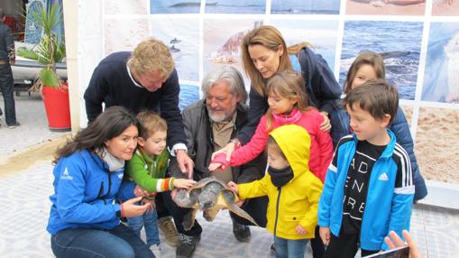 Alex Pella y Theresa Zabell, punto ecológico del Salón de Dénia