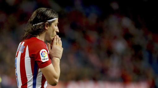 Filipe Luis, lateral izquierdo del Atlético