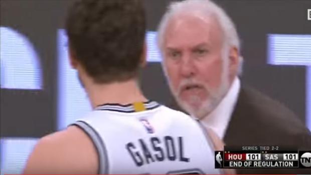 El ataque de ira de Popovich con Pau Gasol