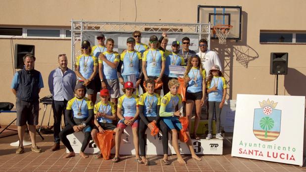 Alessio Stilrich y Daida Ruano, campeones de Canarias de Wind Olas