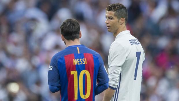 Messi y Cristiano Ronaldo