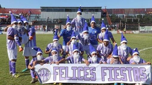 Otra extraña formación del equipo argentino antes de un partido