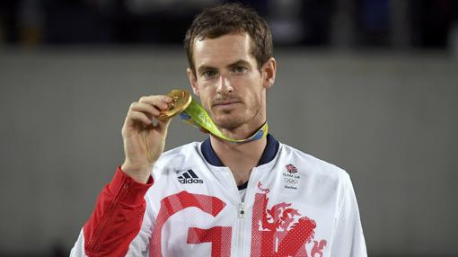 Andy Murray con la medalla de oro en los Juegos Olímpicos de Río