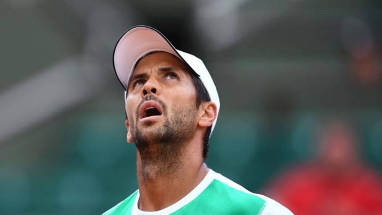 Fernando Verdasco, durante su primer encuentro en Roland Garros