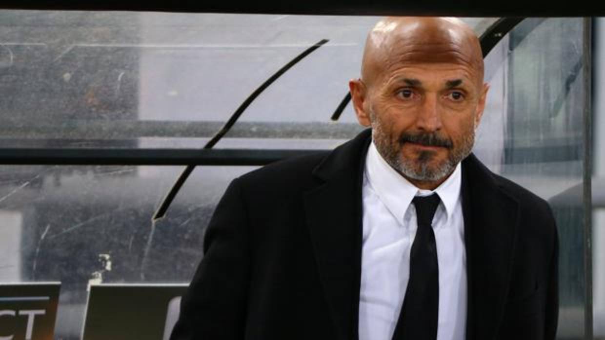 Luciano Spalletti, en un partido de la Roma en la Europa League