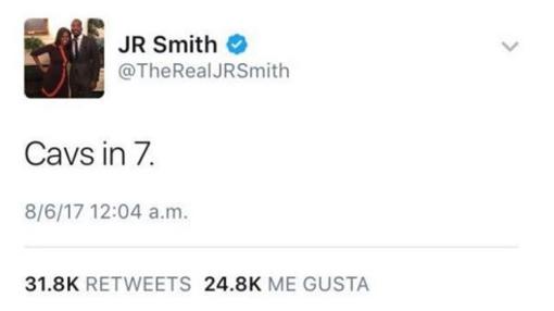 El mensaje de J. R. Smith que ha incendiado la NBA