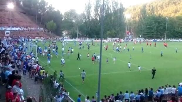 La locura de los penaltis en el Náxara-Villarrobledo