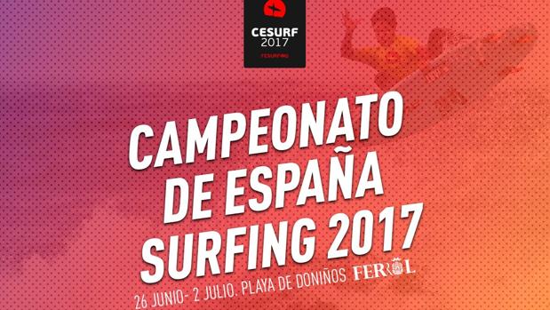 Listado de inscritos para el Campeonato de España de Surfing 2017