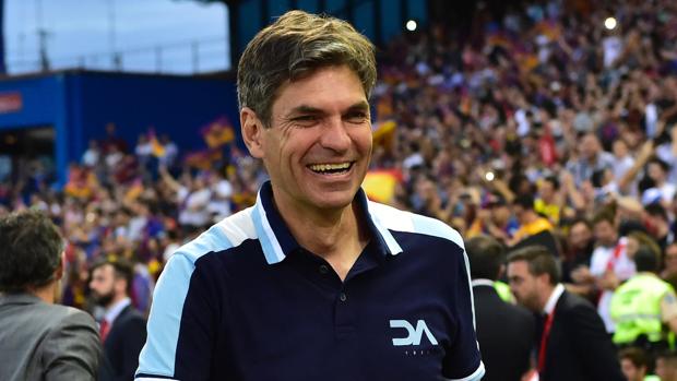 Pellegrino, en la final de la Copa del Rey entre el Barça y el Alavés