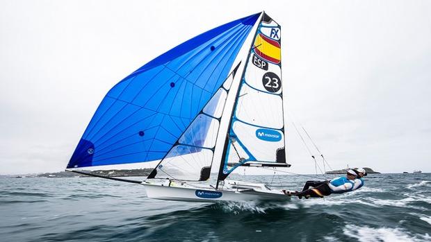 La bahía de Santander, escenario de lujo para el Reto de las Campeonas Movistar